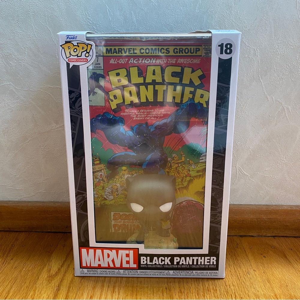 Funko Pop! Comic Covers Marvel Black Panther Figure #18